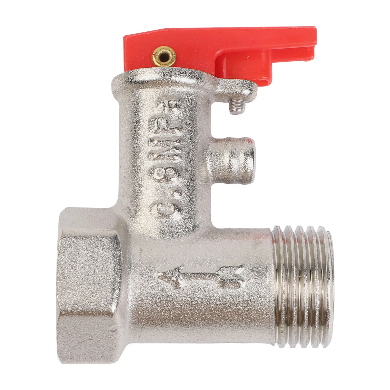 1Pcs Electric Water Heater Safety Valve Pressure Relief Valve Boiler 1/2Inch Threads Brass Adjustable Safety Check Valve