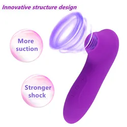 Vibrateur de succion de Clitoris et de vagin pour femme, stimulateur de Clitoris sous vide, jouets sexuels pour tétons, masturbateur, produits pour adultes, 18