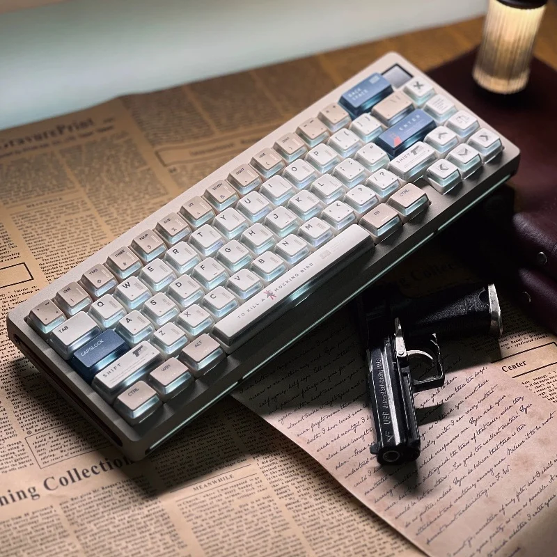 Key Cerberu To Kill A Mockingbird Nuclear Power Series Pbt Five-Side Dye-Sub Backlit Custom Keycap Set For Mechanical Keyboard