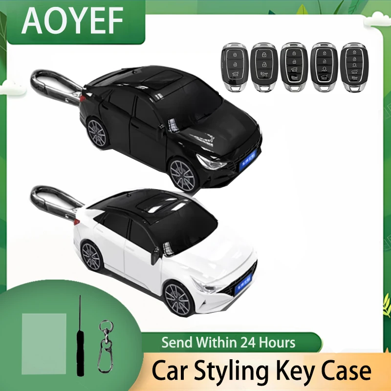 2024 per Hyundai I30 Ix35 KONA Encino Solaris Azera Grandeur Ig Accent Santa Fe Palisade Car Styling Remote Car Key Case Cover