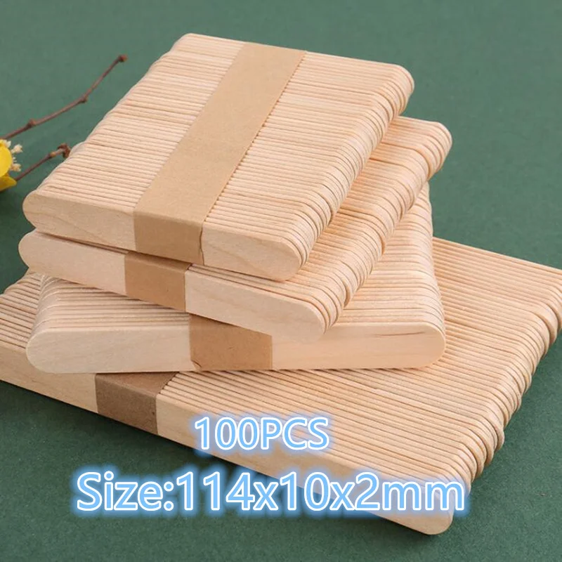 50/100/150 stuks 11,4 cm houten verfmengstokken voor het bouwen, mengen, ambachten, airbrush en het maken van ambachtelijke projecten