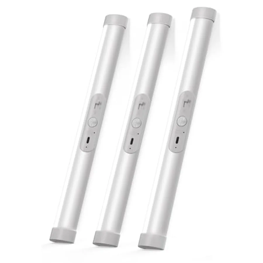 

Automatic Motion Sensor Closet Lights with Eye-Protection Design, LED Beads for Under Cabinet Wireless Lighting, Rechargeable N