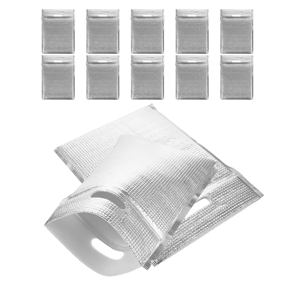 

12 шт. термоизолированных пакетов для сэндвичей, многоразовые термосумки для хранения продуктов, портативные для пикников на природе, кемпинга, ланч-боксы