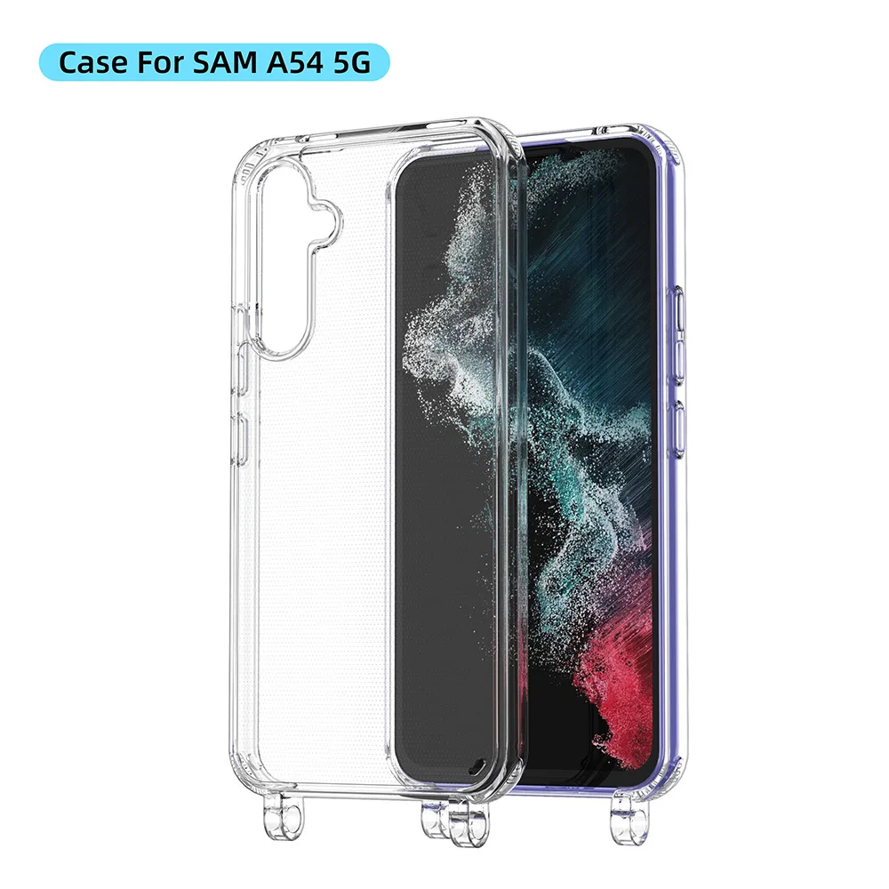 One-piece Hooks Acrylic Phone Case For Samsung S26 S24FE S25Plus S23Ultra A34 A17 A56 A55 A54 Cover Skinny Shell Body Protection