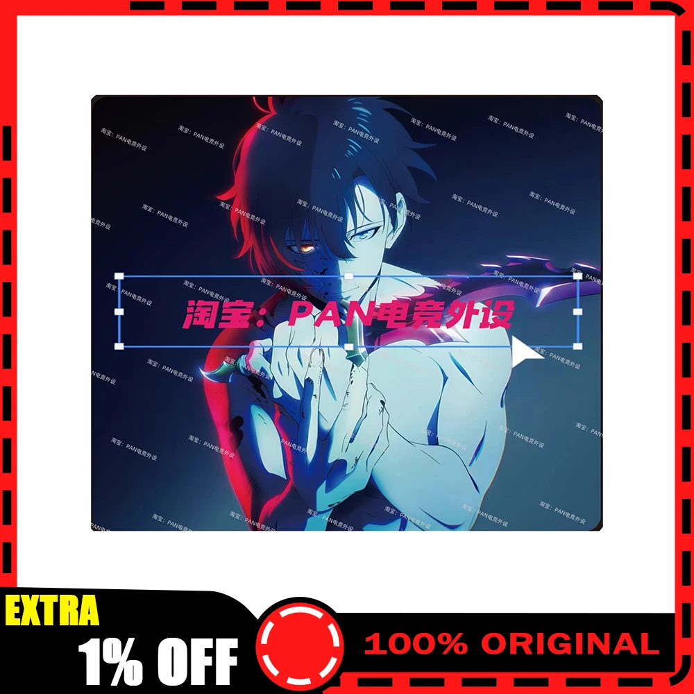 

PAN Esports SOLO LEVELING Glass Mousepad FPS Smooth and Speed Mouse Pad Duplicate Amicis For TTK APEX Valorant CSGO PC Gamer