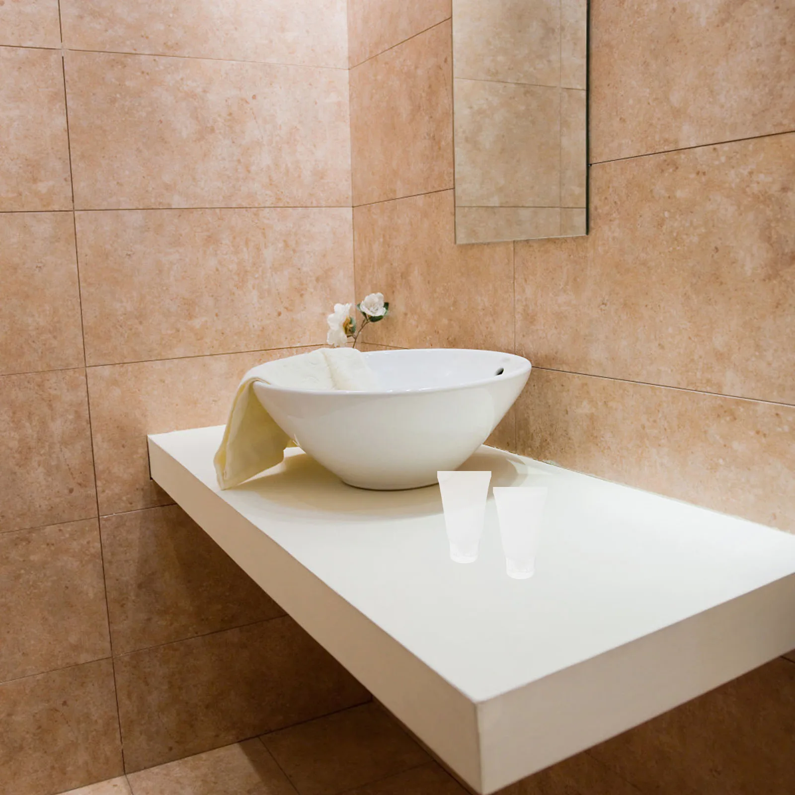 

20pcs Lotion Refillable Travel Containers Empty Squeeze Bottles For Hand Cream Toothpaste Flip Cap Reusable Mini