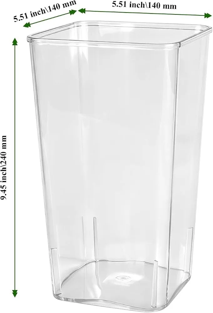 Plastic Vases For Centerpieces Elegant Square Vases Showcasing Flowers In Any Decor Look Stems