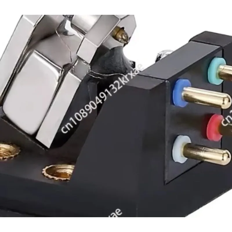 Low Output MC Dynamic Cartridge, Oval Diamond Needle Tip Ebony Body LP Vinyl Hi-Fi Turntable Audio Cartridge