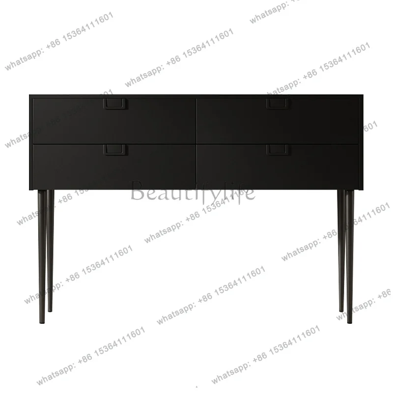 YJ French Premium Console Table With Storage Rustic Unique Rectangle Console Table Living Room Porch Wohnzimmer Tisch Furniture