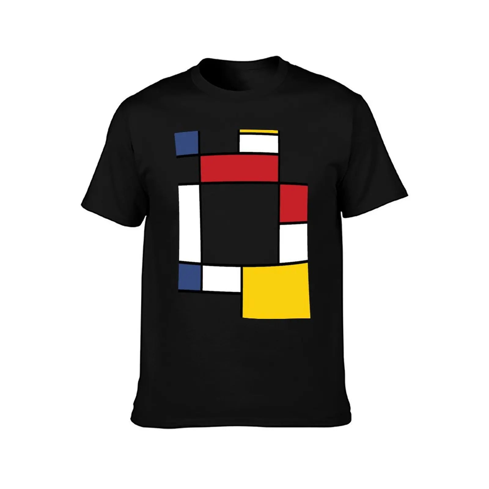 Mondrian Minimalist De Stijl Modern Art Piet mondrian abstract art T-Shirt for a boy vintage t shirts t shirt men 100℅ cotton