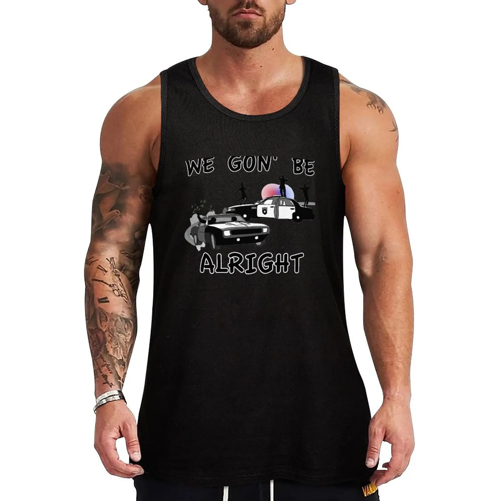 

Kendrick Lamar Alright Tank Top sleeveless vest men sleeveless shirts Working vest