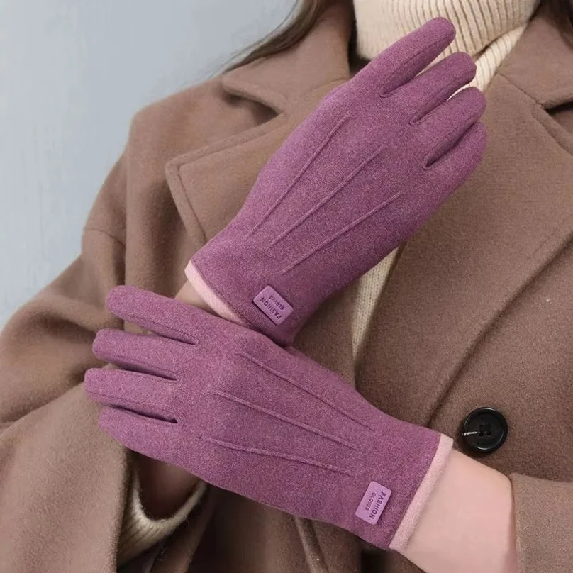 Wool Glove Lined - Winter Warm Gloves Soft Lined Thickened