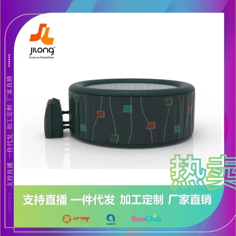 Outdoor Family Adult Inflatable Spa Swimming Adult Inflatable Spa Jacuzzi Family Hot Spring Bath