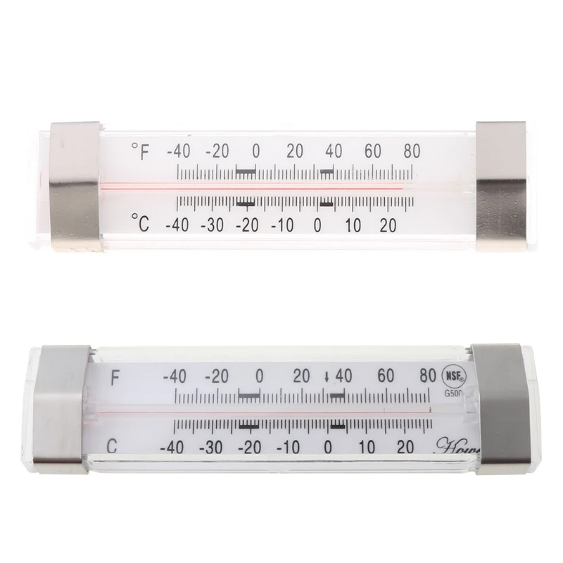 Refrigerator Thermometer Dial Freezer Thermometer Dual-Scale -40~27°C/-20~80°F