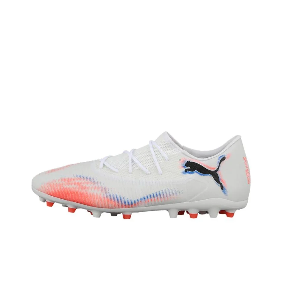 chaussures-de-football-puma-future-8-mg-multi-ground-resistantes-a-l'abrasion-unisexe-blanc-rouge-10860001