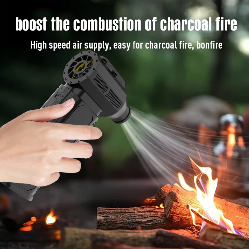 

Mini Turbo Jet Fan Air Blower Electric Air Duster with 4 Gear Adjustable 150000RPM Wind Speed 52m/s Car Computer Cleaning Tools