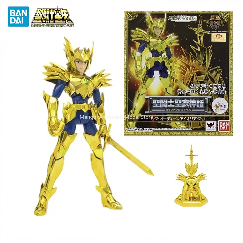 In Stock BANDAI Holy Cloth Myth Odin Aiolia Golden Soul 18cm Anime Action Series Figure Model Toy Gift Collection