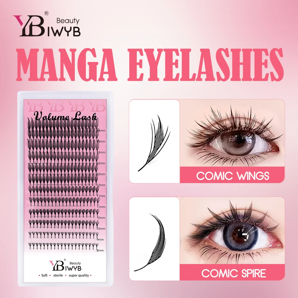 Spire Eyelashes Extension Feather Shape Individual Lashes Brazilian Volume Soft Lashes Customized Eyelashes Private Label