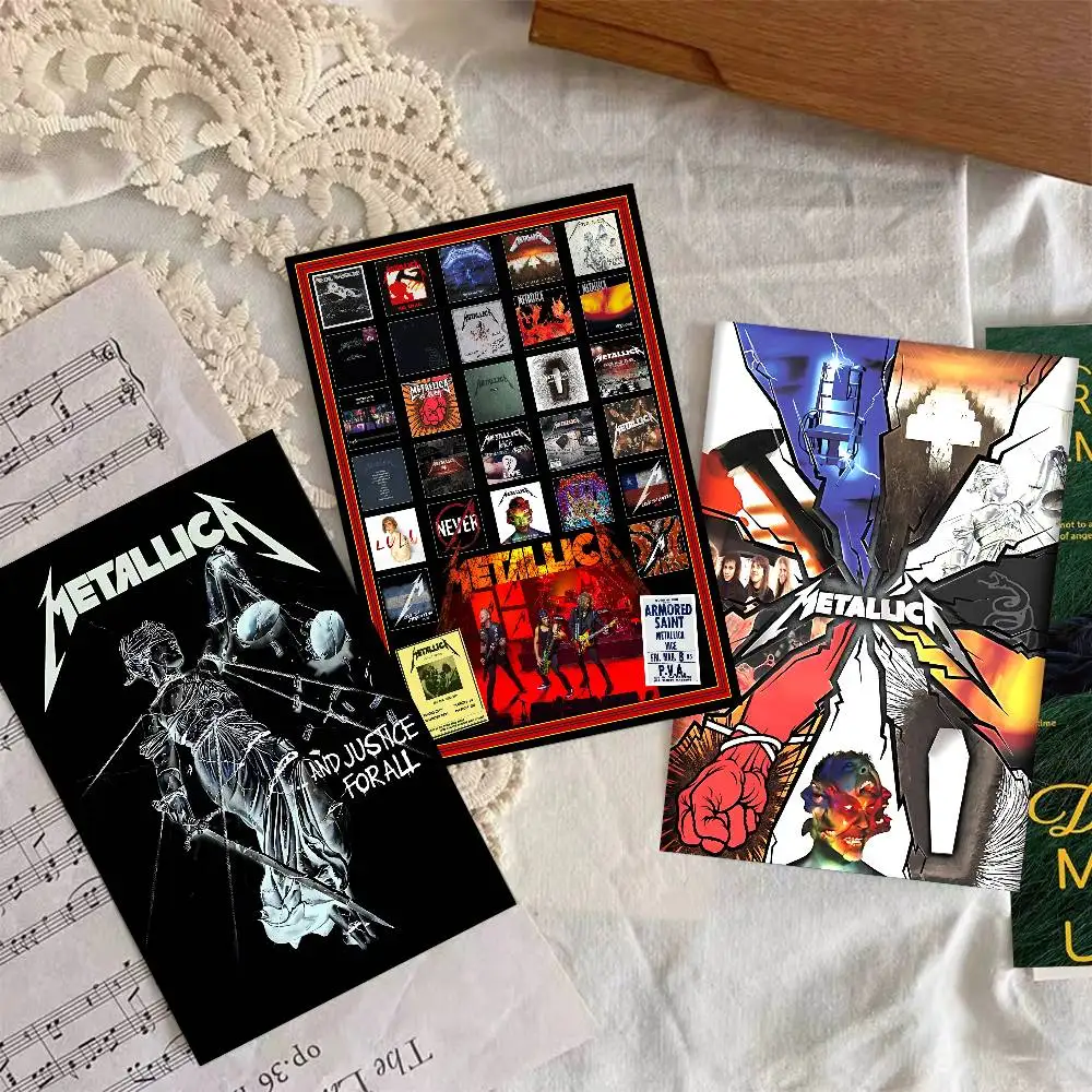 الفرقة M-METALLICA مطبوعات وملصقات ذات نوعية جيدة HD جودة ملصق جدار الفن اللوحة دراسة ديكور المنزل #5