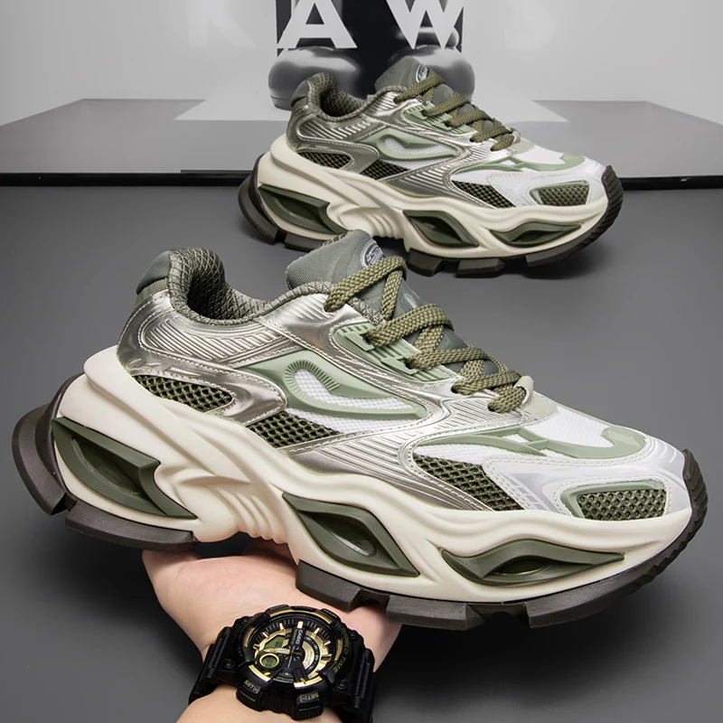 

Niche design Thick-bottomed height increase Fashionable trendy shoes Summer new style Male and female Sports casual shoes