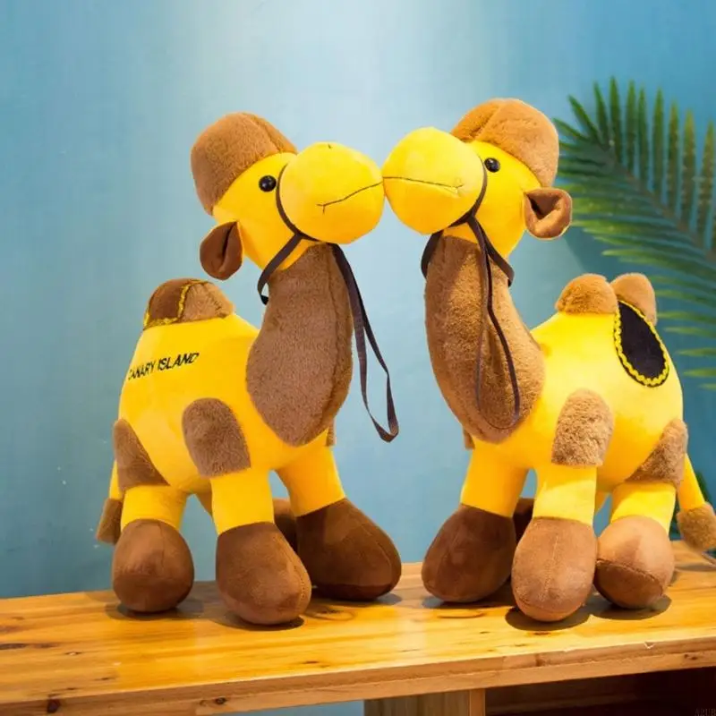 

Realistic Bactrian Fleece Toy 30cm Measurements Extreme Soft Faux Hair Packed Animal Prekindergarten Decoration Gift A2UB