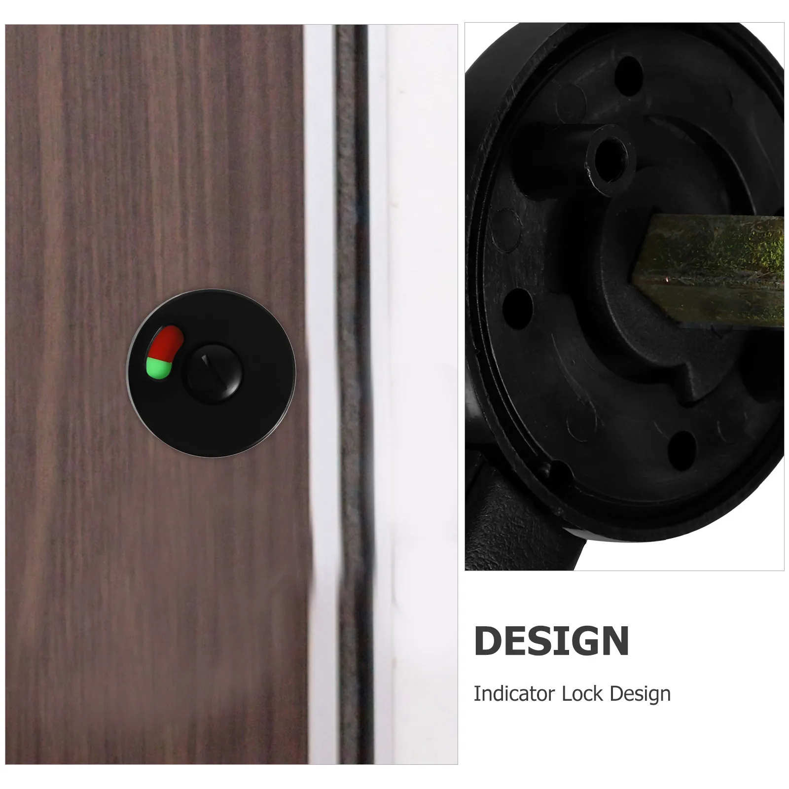 

Privacy Indicator Lock Heavy Duty Bathroom Stall Door Latch For Restroom Toilet Partition Commercial Door Lock