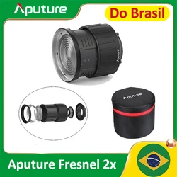 【Do Brasil】Aputure Fresnel 2x Light Modifiers Dual Lens Desgin 12-40 Degrees Smooth Spot to Flood for LS C120d II Bowen Mount