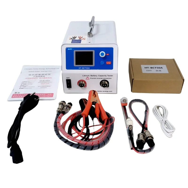 Heltec Battery Capacity Tester 50A 10A Li-ion18650 LiFePo4 Hybrid Car NiMH Battery Capacity Circle test Balanced