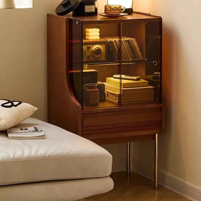

Solid wood bookcase simple living room sofa TV cabinet