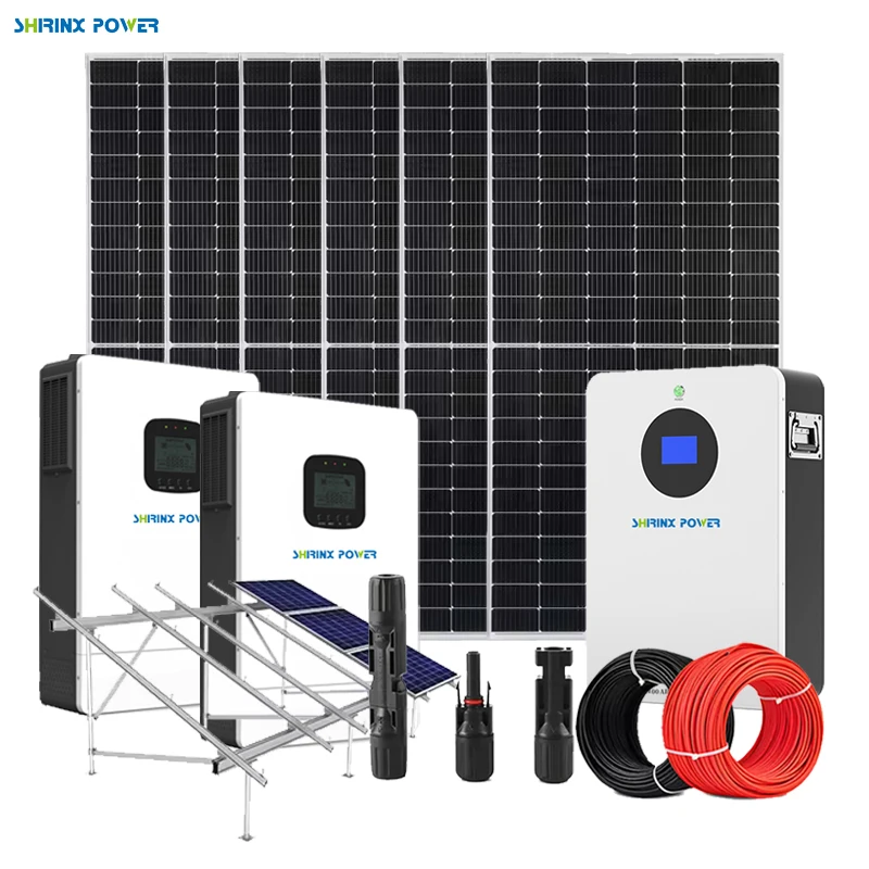 110V 120V 51.2V Single-phase  7.2kw 15kwh Hybrid Solar Inverter 48v Dc 6.5KW for on Off Grid Set up Energy Storage System