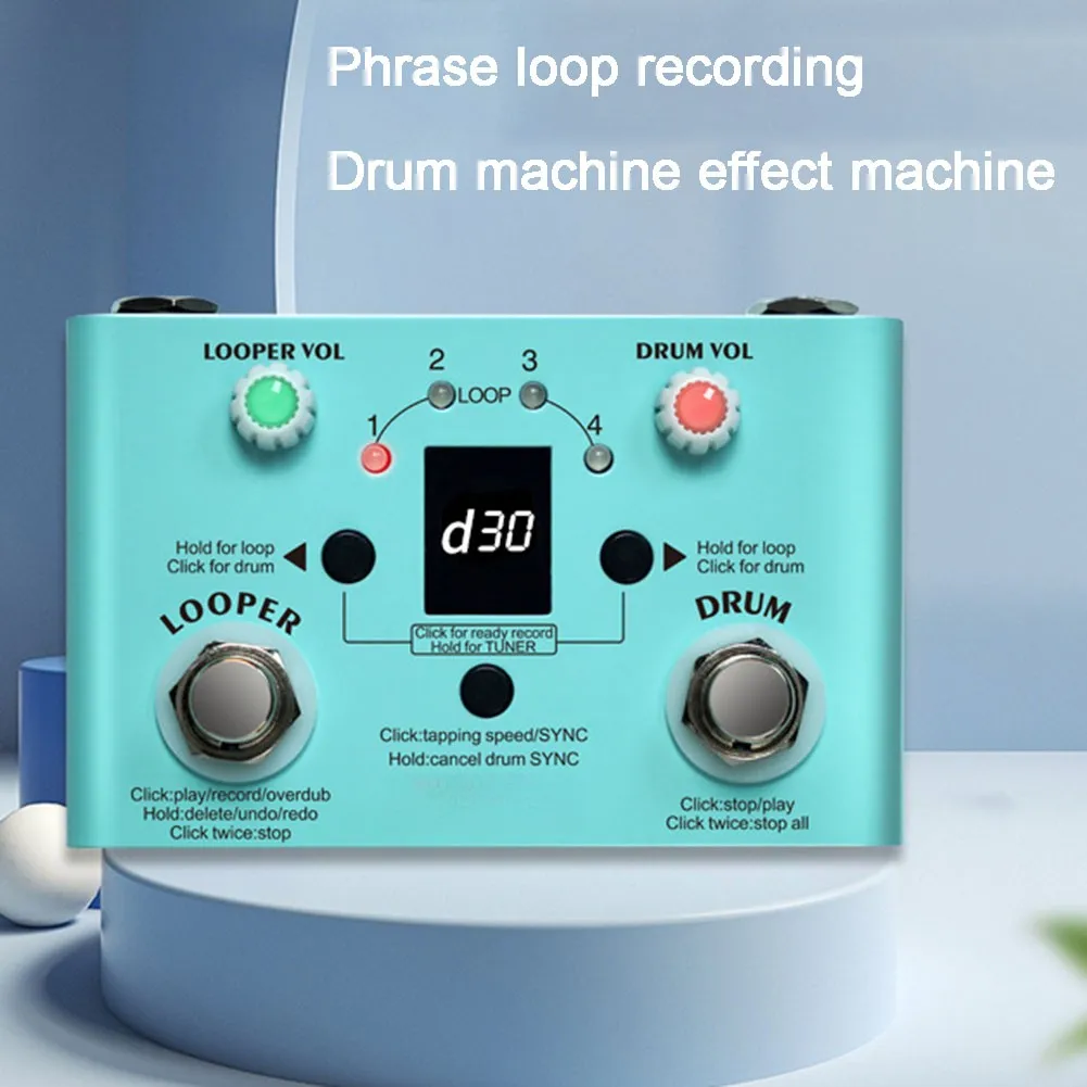 pedale-d'effet-pour-guitare-m-vave-v2-looper-de-batterie-prenant-en-charge-l'enregistrement-en-boucle-multi-couches-et-la-lecture-de-batterie-synchronisee