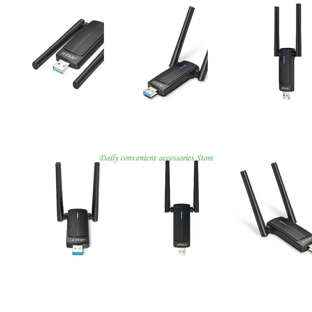 

97QB 2,4 ГГц/5 ГГц WiFi 6 Адаптер для Vista 7 8 10 linx2.6x