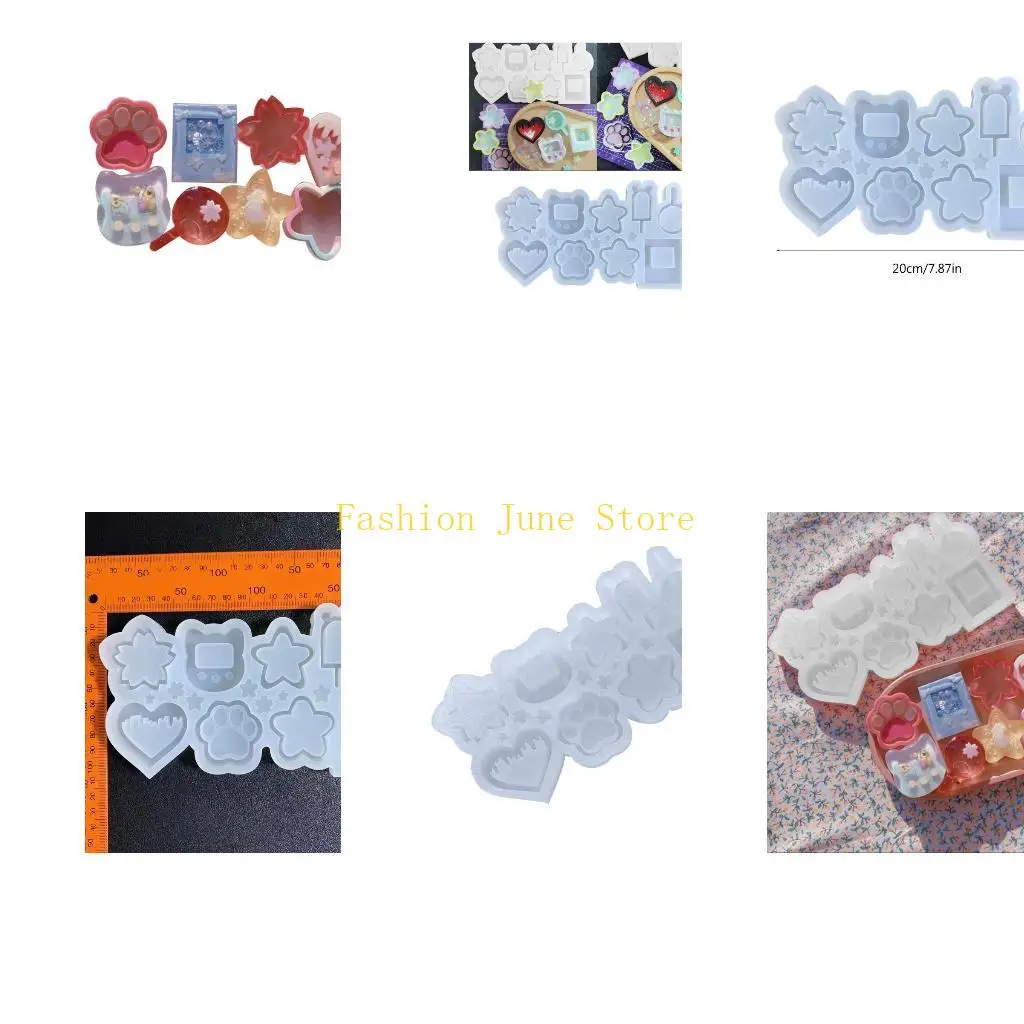 

Звезды N5KA Love Сборка формы для брелков DIY подвесные украшения эпоксидная смоля