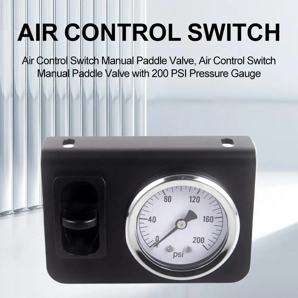 

Air Control Switch Manual Paddle Valve For Truck Seat & Air Suspension System Air Meter Control Switch Car Inter Accessorie A4X4