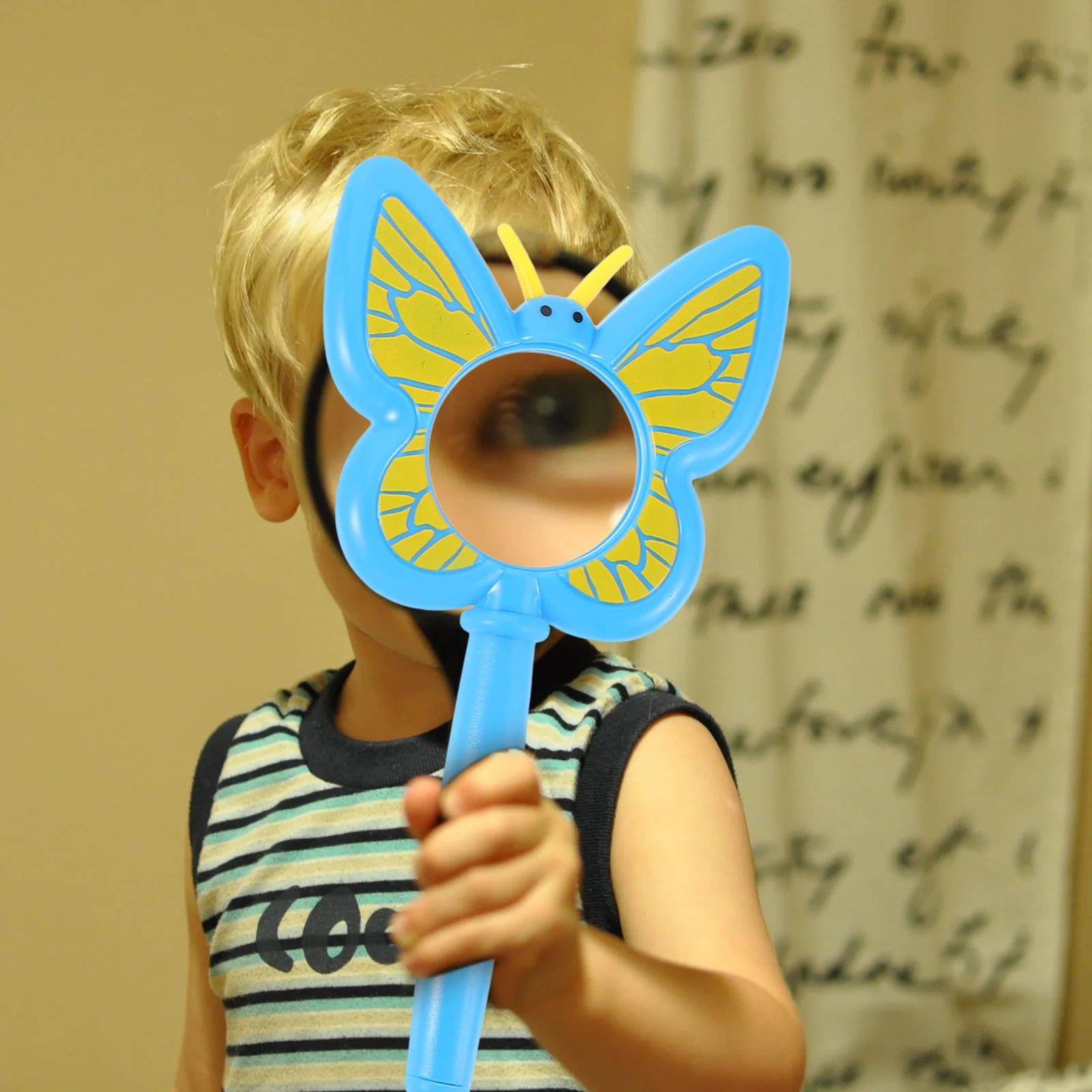 3 قطع من البلاستيك الكرتوني المحمول عدسة مكبرة للحشرات المباحث التعليمية الملونة المكبر هدية مثالية #2