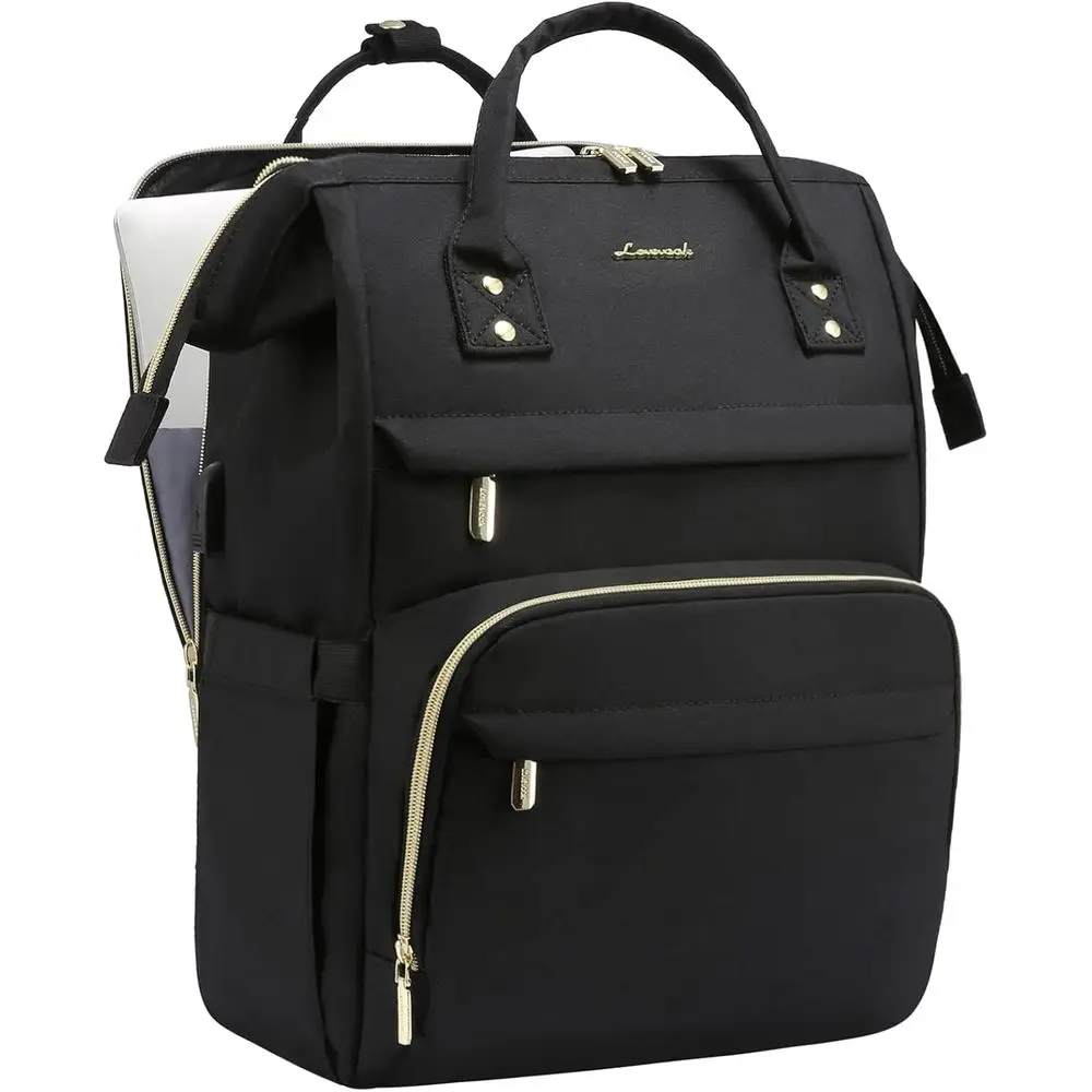

17.3 Inch Large Water-Resistant Laptop Backpack for Women, Ideal for Travel and Work with Laptop Compartment
