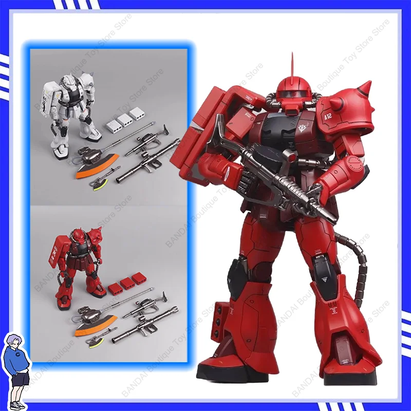 ACE Model Upgrade Ver. Zaku Action Figures 1/72 Scale Alloy Skeleton Finished Product Plastic Kids Toy Birthday Gift