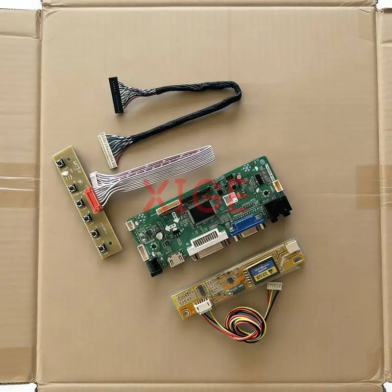 Screen Drive Controller Board Fit LTN156AT01 LTN160AT01 LTN160AT02 N156B3 30 Pins LVDS VGA DVI HDMI 1366*768 1-CCFL 1366x768 Kit