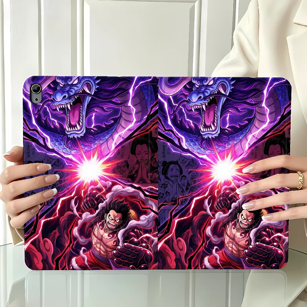 Case for Apple iPad Pro11 13 10th 7/8/9th Air 11 13 M4 M3 M2 A16 2026 with Pencil Slot Air 4/5/6th Ones P-Pieces L-Luffy Cool