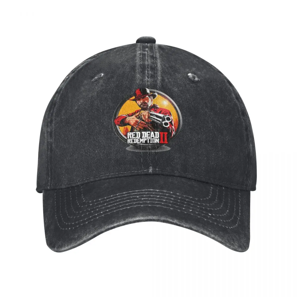 Red Dead Redemption 2 Baseball Cap For Unisex Teens Video Game Vintage Trucker Hat Sunscreen Outdoor Sports Snapback Cap