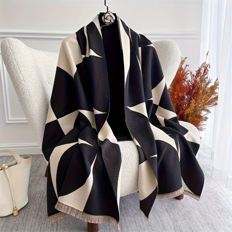 1pc Women Winter Scarf, Warm and Substantial, Suitable for Keeping Warm in Winter, Works as Shawl, Blanket, Fashion Accessory
