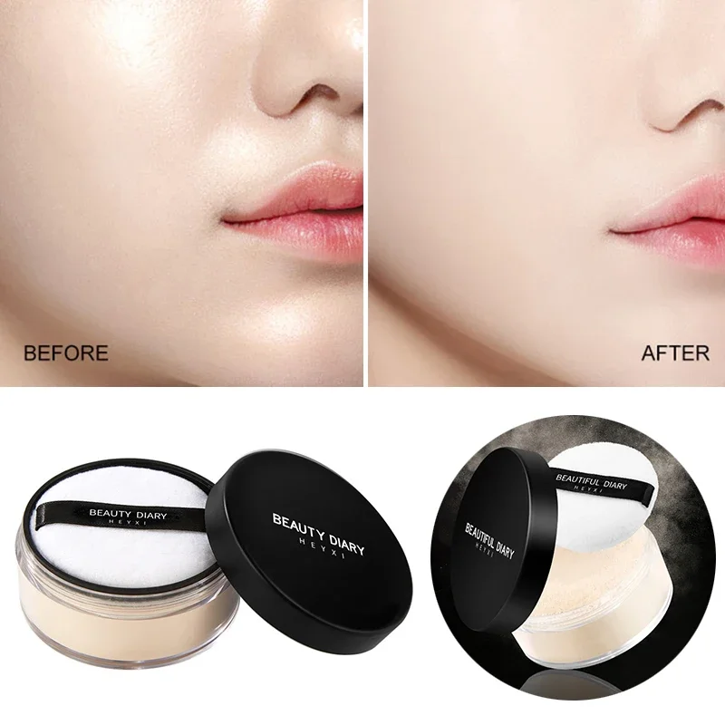 Loose Powder Matte Makeup Professional Face Powder Invisible Pores Oil Control Make Up Translucent Brightening Durable Gadgets