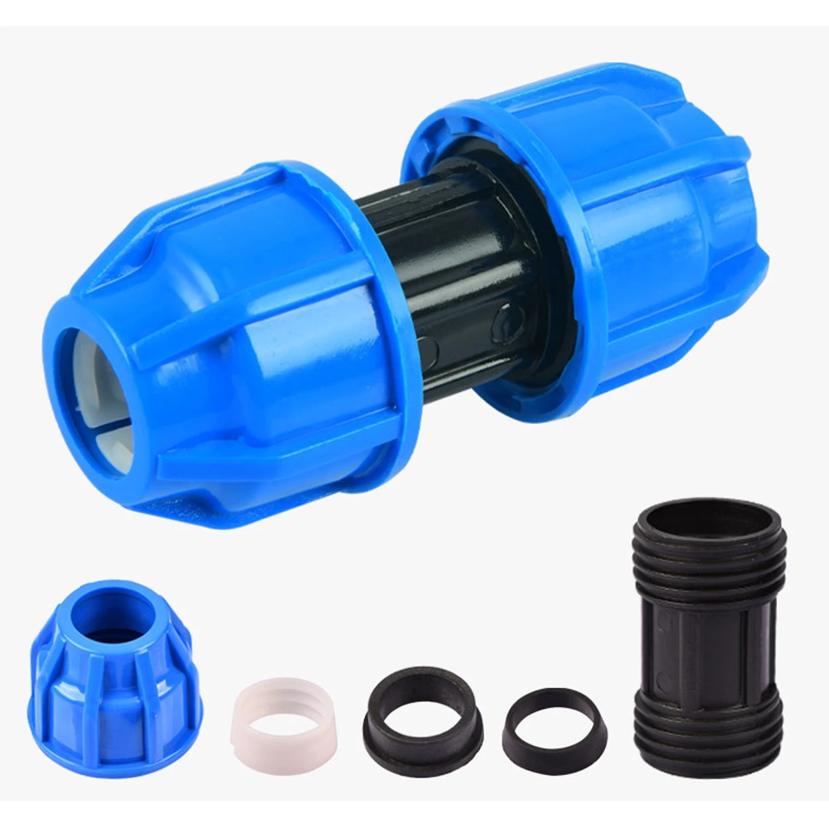 ID20/25/32mm lurus Tee siku konektor 1/2 "3/4" 1 "Female/Male Thread adaptor Splitter Valve cepat pipa air Fitting