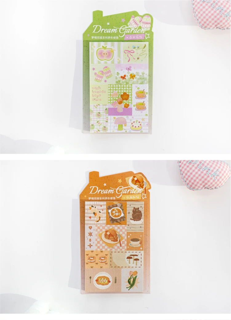 Journal GO 50 Stück Ästhetische Traumgarten-Aufkleber für Karten, Tagebuch-Dekoration, Scrapbooking, DIY-Landschaftsmaterialien, Abziehbilder – Detail 10