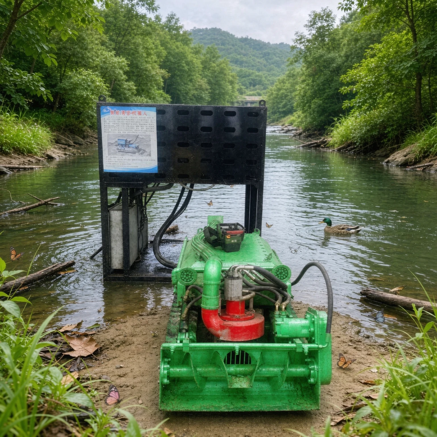 Factory Supply Dredging Robot Remote Operated Underwater Dredging Robot for Water Environment Treatment