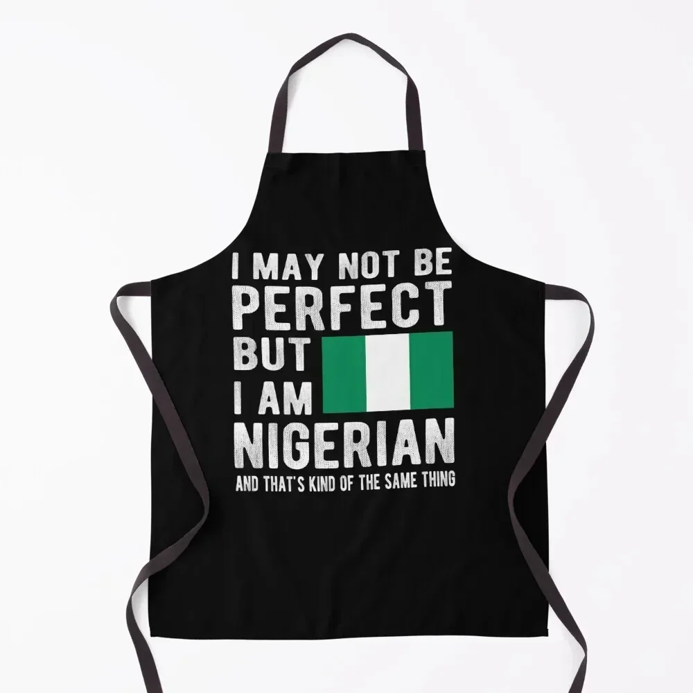 

Nigerian Flag Nigeria Heritage Nigerian Roots Apron For Man Kitchen on the wall Sexy New year's Apron