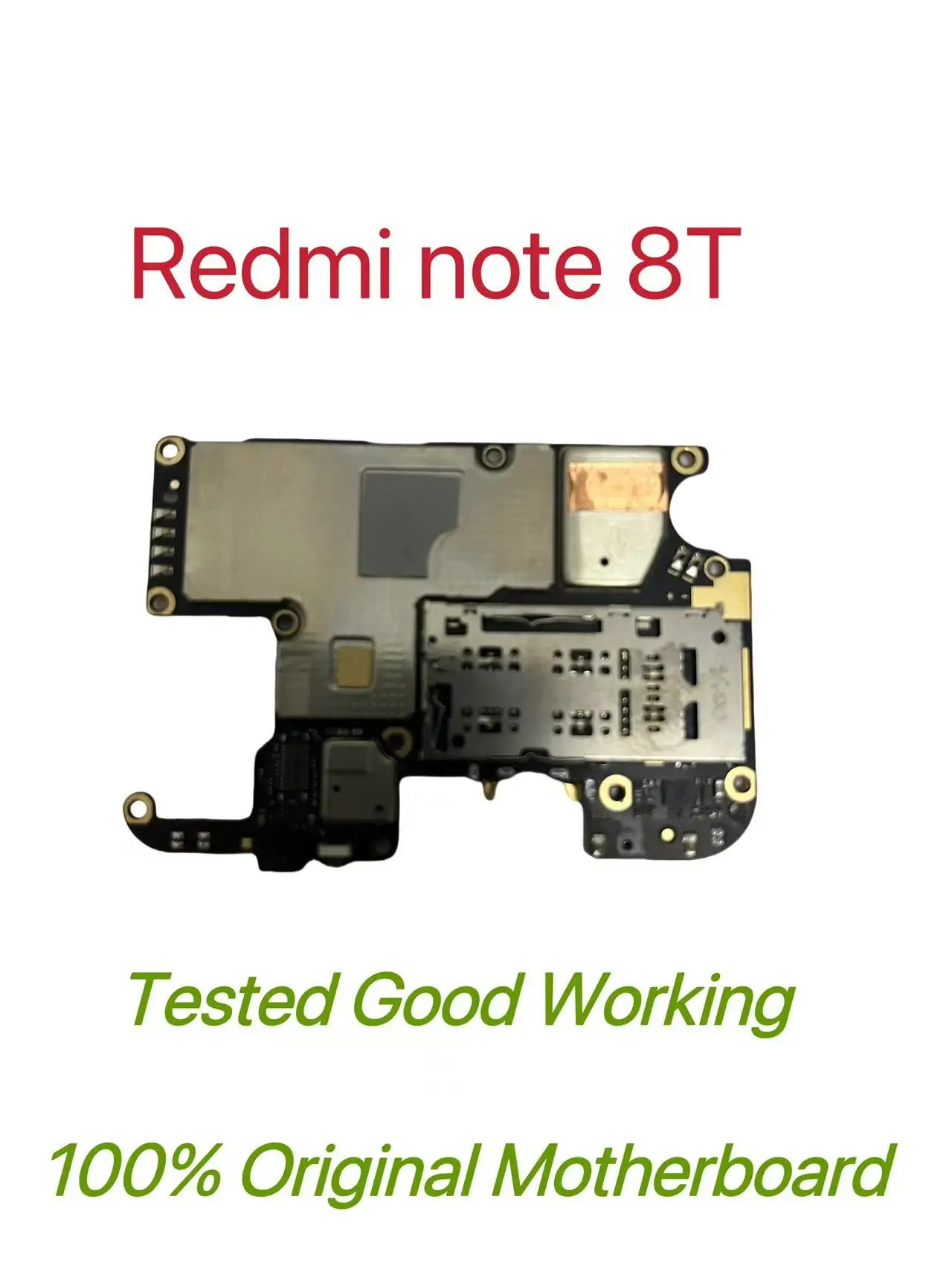 Global Version Original Unlocked Motherboard for Redmi note 8T Good Work Fully Tested Circuit Plate Main Logic Board for note 8T