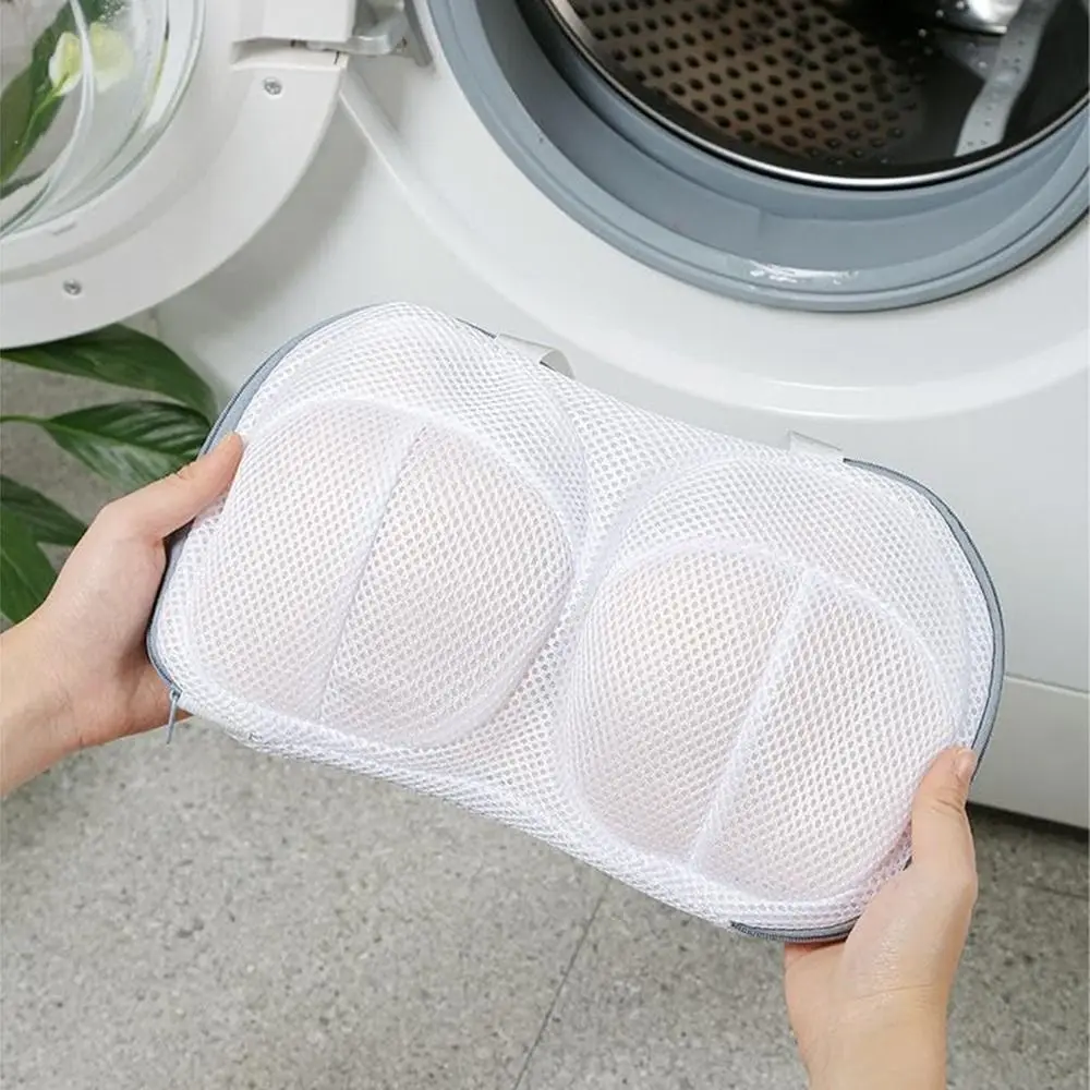 Laundry Bag for Women's Bra Washing Machine Inner Mesh Bag Hand in Hand to Carry Bra Protective Household Washing Bag