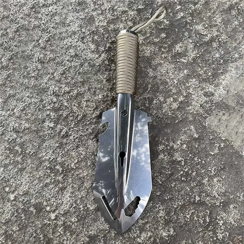 ABVC المعدات الخارجية مجرفة متعددة الوظائف المحمولة التخييم المشي لمسافات طويلة السفر نزهة مجرفة بقاء حديقة أداة مجرفة #3