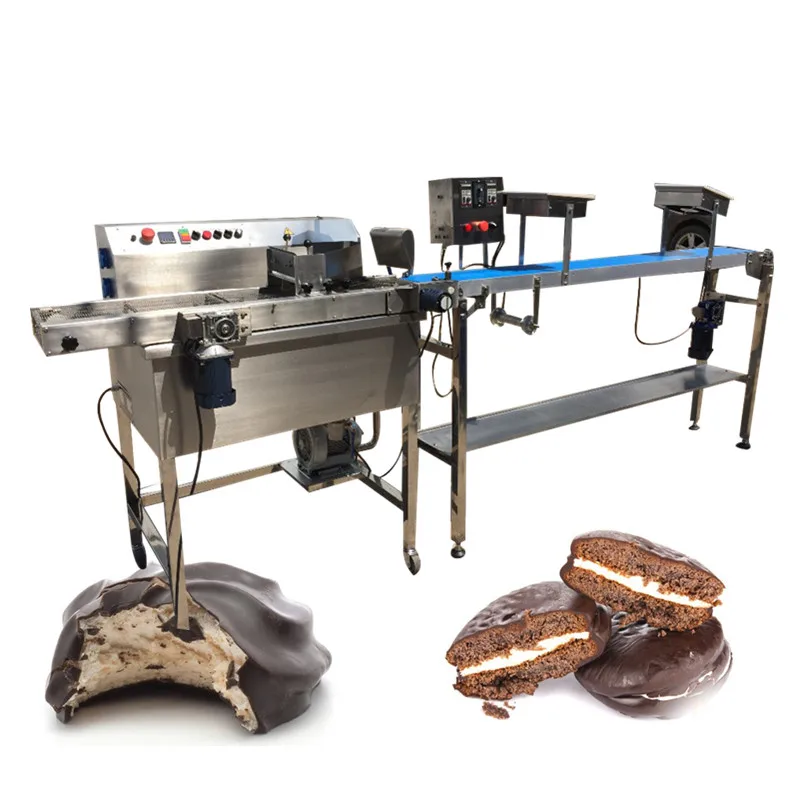 30KG/H Multifunctional Pouring Chocolate melting /coating Machine Manufacturer supply chocolate coating machine